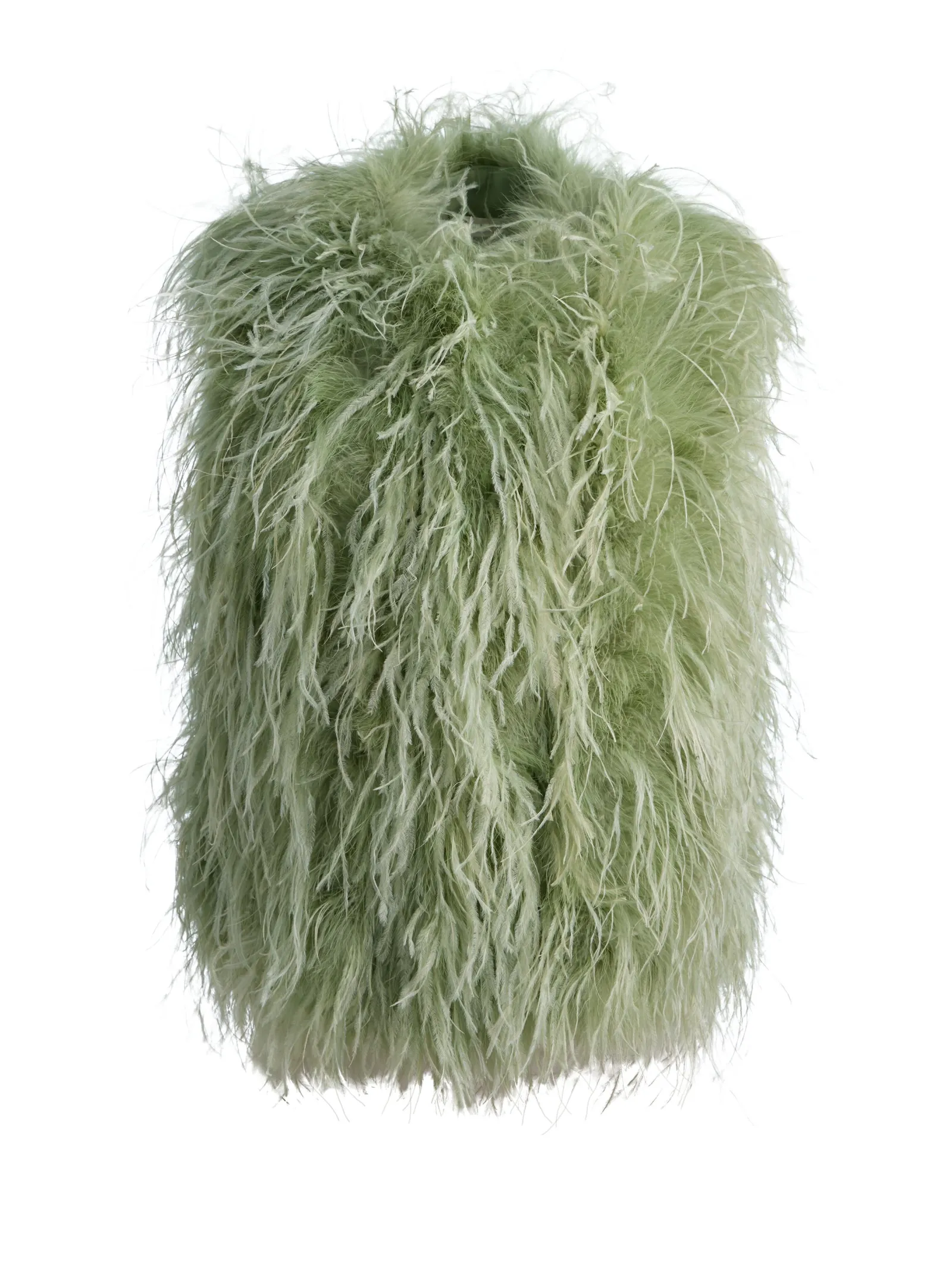 Alice and Olivia JACKETS*CHANDA FEATHERED VEST