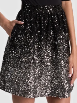 Alice and Olivia MINI*CHARA EMBELLISHED MINI DRESS