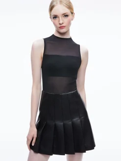Alice and Olivia MINI*CHARA VEGAN MINI DRESS