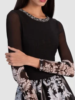 Alice and Olivia MINI*CHARA VEGAN MINI DRESS