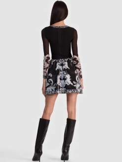 Alice and Olivia MINI*CHARA VEGAN MINI DRESS