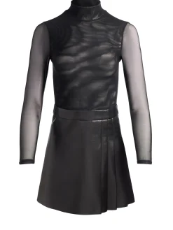 Alice and Olivia MINI*CHARA VEGAN MINI DRESS
