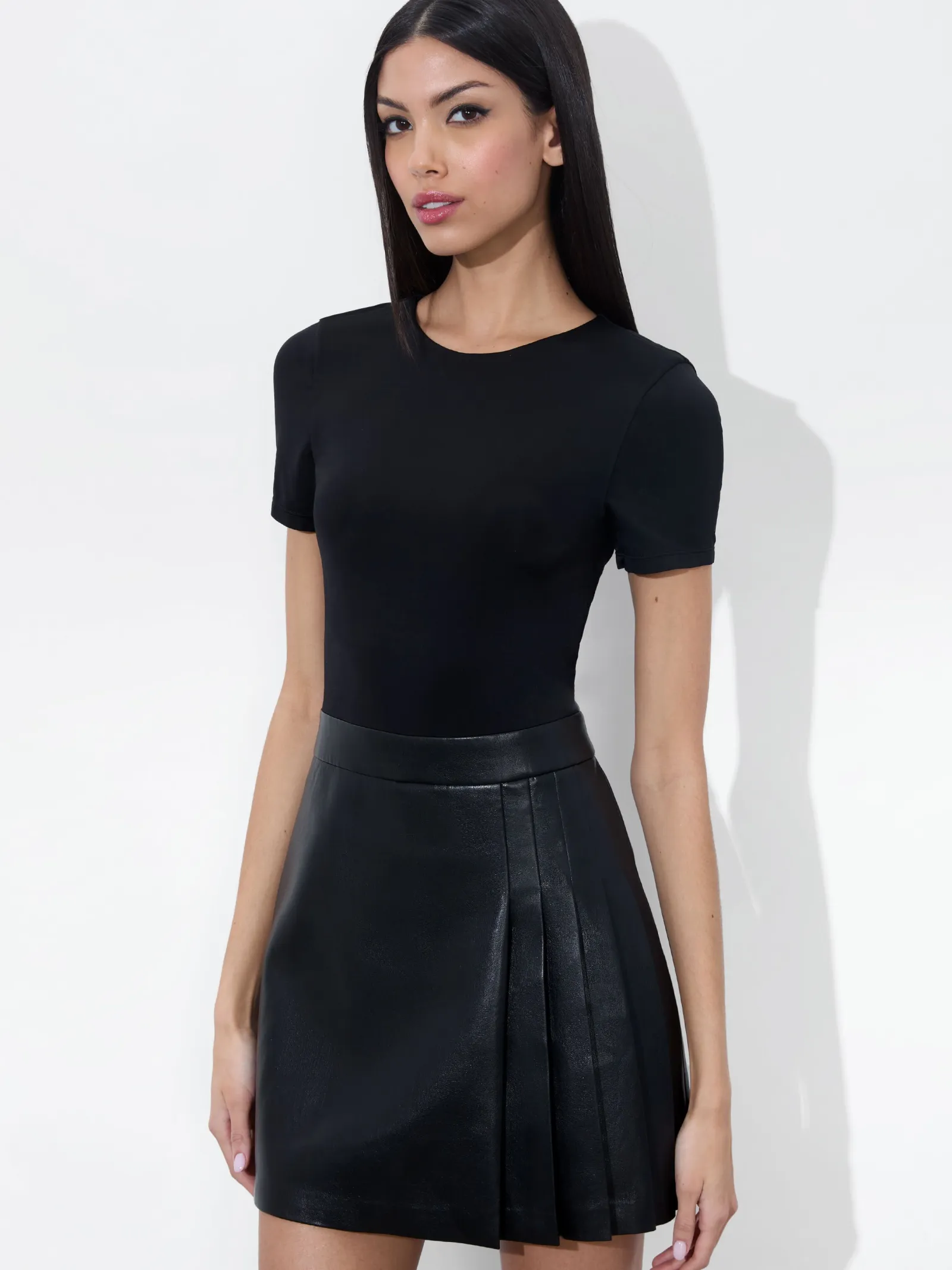 Alice and Olivia MINI*CHARA VEGAN MINI DRESS