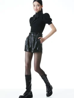 Alice and Olivia PULLOVERS*CHASE PUFF SLEEVE SWEATER