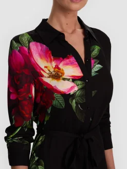 Alice and Olivia MAXI*CHASSIDY MAXI SHIRT DRESS