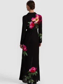 Alice and Olivia MAXI*CHASSIDY MAXI SHIRT DRESS