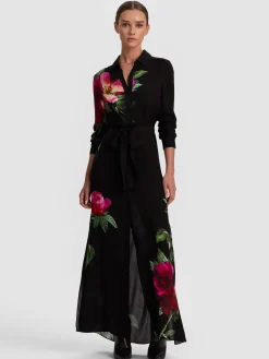 Alice and Olivia MAXI*CHASSIDY MAXI SHIRT DRESS