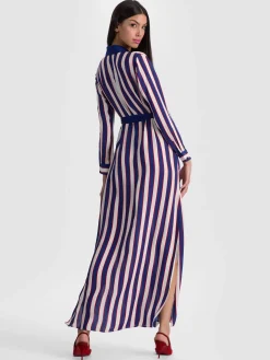 Alice and Olivia MAXI*CHASSIDY MAXI SHIRT DRESS
