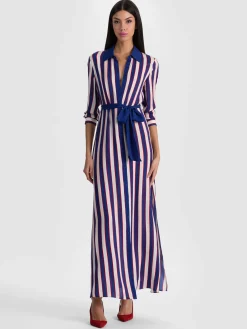 Alice and Olivia MAXI*CHASSIDY MAXI SHIRT DRESS