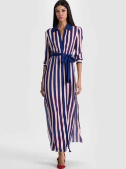 Alice and Olivia MAXI*CHASSIDY MAXI SHIRT DRESS