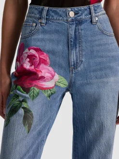 Alice and Olivia JEANS*CHIC PRINTED JEAN