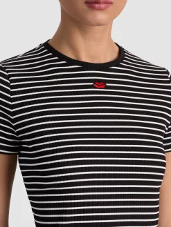 Alice and Olivia T-SHIRTS*CINDY CROPPED TEE