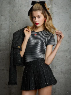 Alice and Olivia T-SHIRTS*CINDY CROPPED TEE