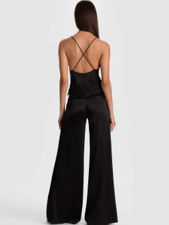 Alice and Olivia TANKS*CLAUDIA LACE SLIP TOP