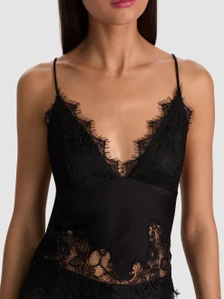 Alice and Olivia TANKS*CLAUDIA LACE SLIP TOP