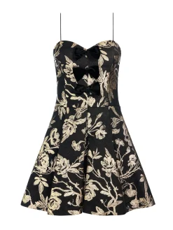Alice and Olivia MINI*DANIELA STRUCTURED MINI DRESS