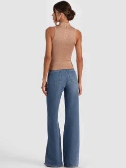 Alice and Olivia TANKS*DARCEY METALLIC TANK