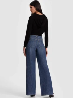 Alice and Olivia CARDIGANS*DOLLIE CASHMERE ZIP-UP HOODIE