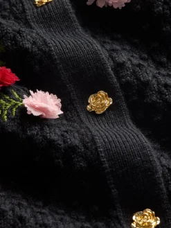 Alice and Olivia CARDIGANS*DOLLIE FLORAL CARDIGAN