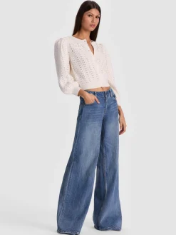 Alice and Olivia CARDIGANS*DORIS EMBELLISHED CARDIGAN