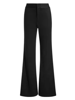 Alice and Olivia WIDE LEG*DYLAN PANT WITH SIDE STRIPE