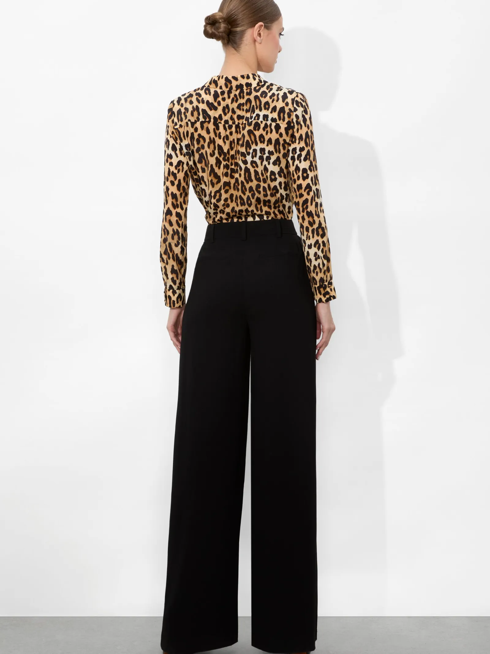Alice and Olivia ANDREW PANT|JADE MESH BUTTON DOWN*ELOISE BUTTON DOWN