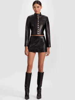 Alice and Olivia VEGAN*EMERSON VEGAN MILITARY JACKET