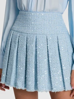 Alice and Olivia MINI*EMILIE TWEED MINI SKIRT