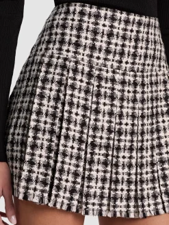 Alice and Olivia MINI*EMILIE TWEED MINI SKIRT
