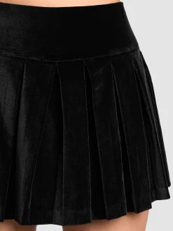 Alice and Olivia MINI*EMILIE VELVET MINI SKORT