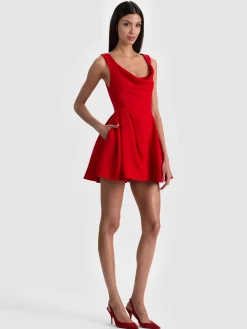 Alice and Olivia MINI*ESTRELLA MINI DRESS