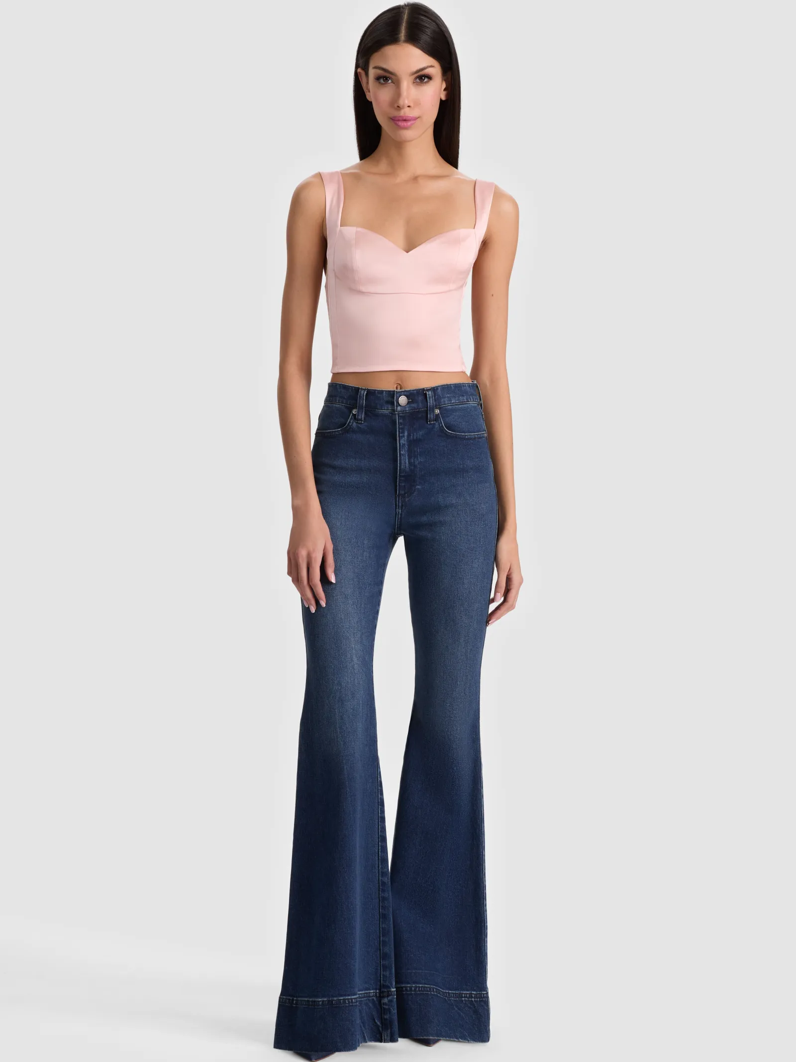 Alice and Olivia CROP TOPS*EVE BUSTIER TOP