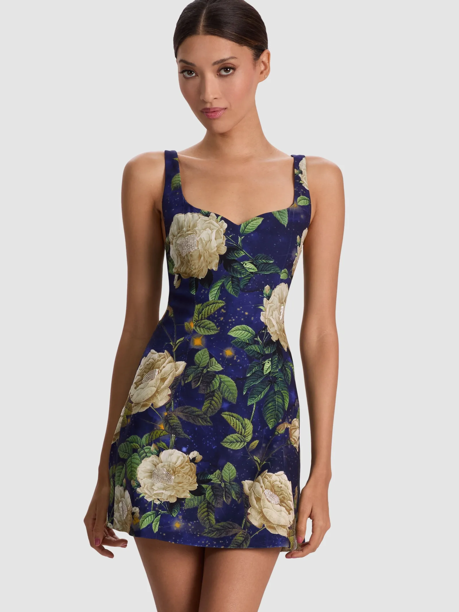 Alice and Olivia MINI*EVE EMBELLISHED MINI DRESS