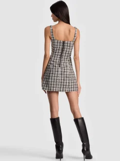 Alice and Olivia MINI*EVE TWEED MINI DRESS