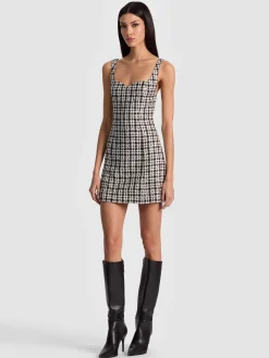 Alice and Olivia MINI*EVE TWEED MINI DRESS