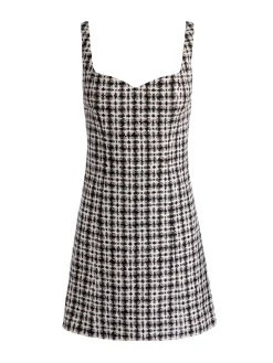Alice and Olivia MINI*EVE TWEED MINI DRESS
