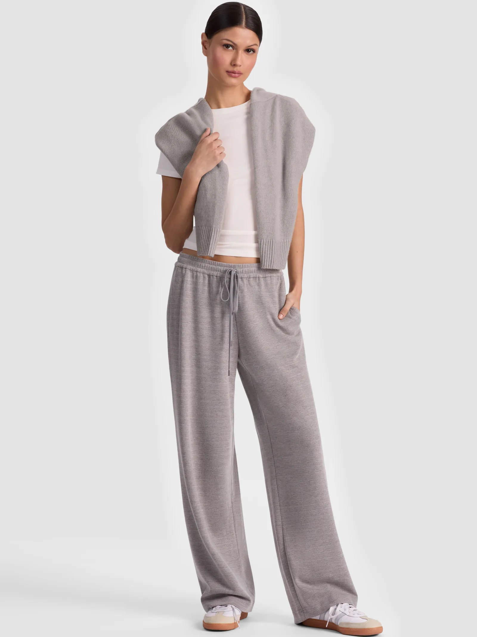 Alice and Olivia WIDE LEG*FELIX SWEATPANT