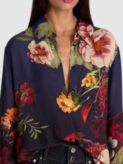 Alice and Olivia BLOUSES*FINELY OVERSIZED BUTTON DOWN