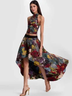 Alice and Olivia MAXI*FLORENCE HIGH LOW BALLGOWN SKIRT