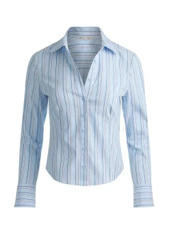Alice and Olivia CROP TOPS*FREYA BUTTON DOWN TOP