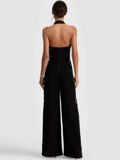 Alice and Olivia JUMPSUITS + ROMPERS*GATZ EMBELLISHED JUMPSUIT