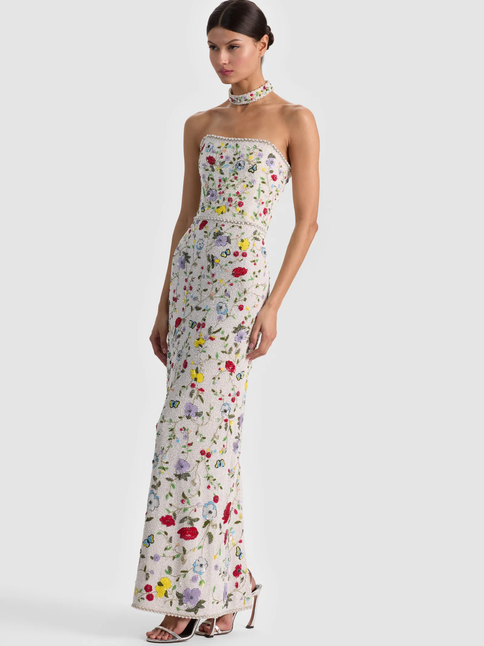 Alice and Olivia MAXI*GEORGIE EMBELLISHED GOWN