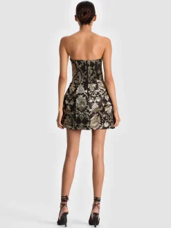 Alice and Olivia MINI*GERDA STRUCTURED MINI DRESS