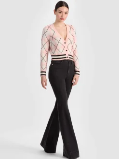 Alice and Olivia CARDIGANS*GRACE CASHMERE CARDIGAN