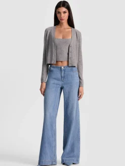 Alice and Olivia CARDIGANS*GRACE CASHMERE CARDIGAN