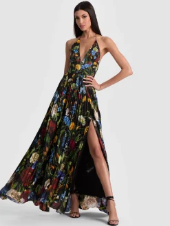 Alice and Olivia MAXI*HANNAH MAXI DRESS