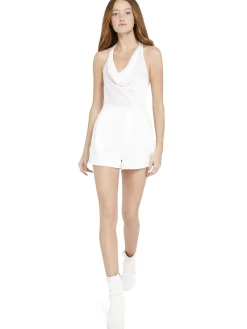 Alice and Olivia ANDREW PANT|JADE MESH BUTTON DOWN*HARMON RACERBACK TANK
