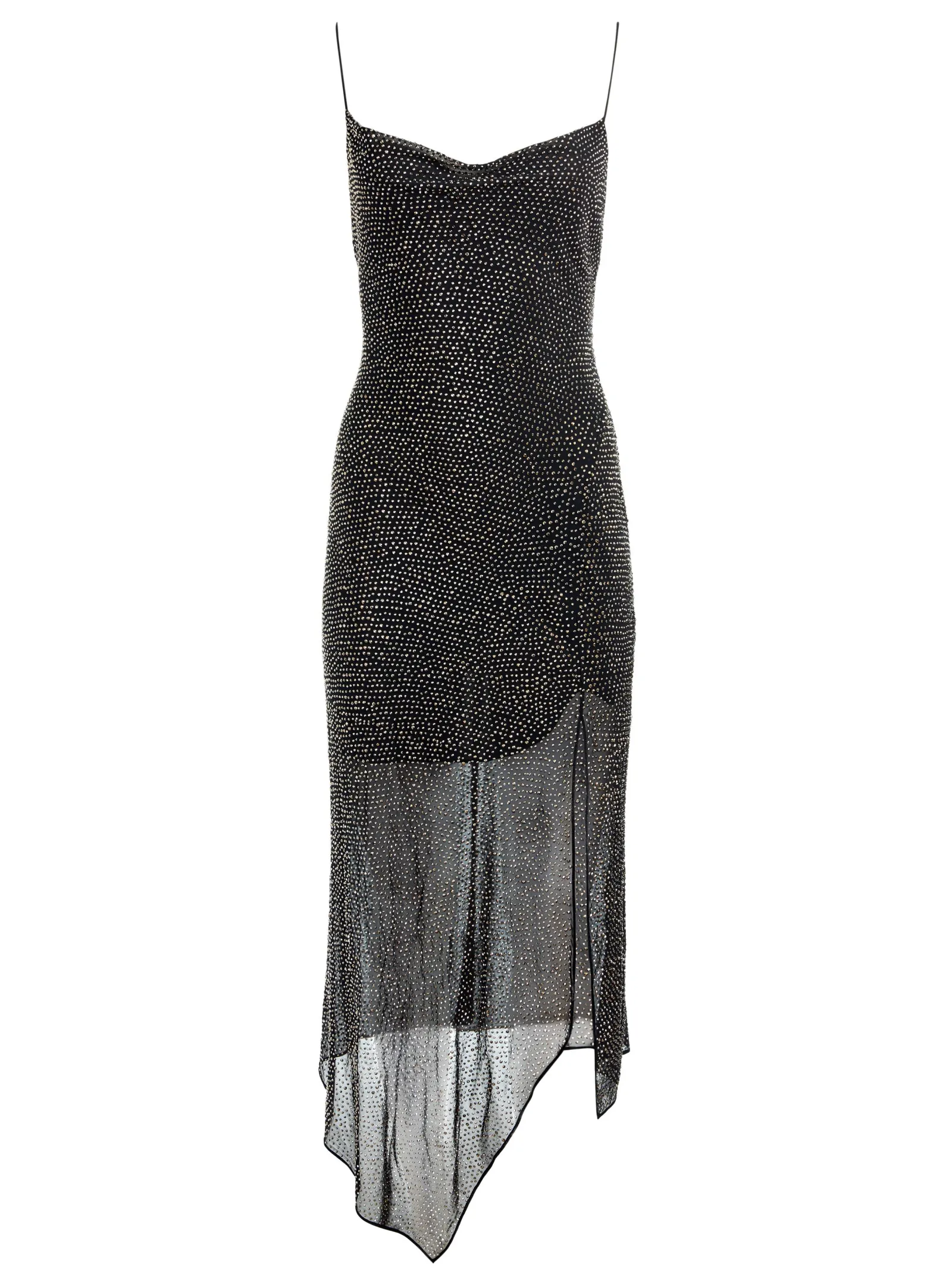 Alice and Olivia MIDI*HARMONY EMBELLISHED SLIP DRESS