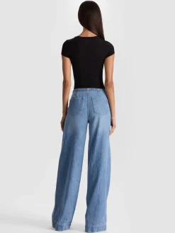 Alice and Olivia BODYSUITS*HOTTIE SHORT SLEEVE BODYSUIT