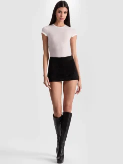 Alice and Olivia BODYSUITS*HOTTIE SHORT SLEEVE BODYSUIT